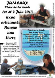 Affiche exposition Jumeaux (63570) 1 et 2 juin 2013