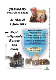 Affiche marché artisanal de Jumeaux 2014