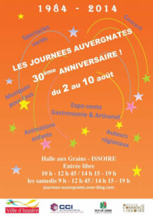 Affiche des Journées Auvergnate 2014 à Issoire