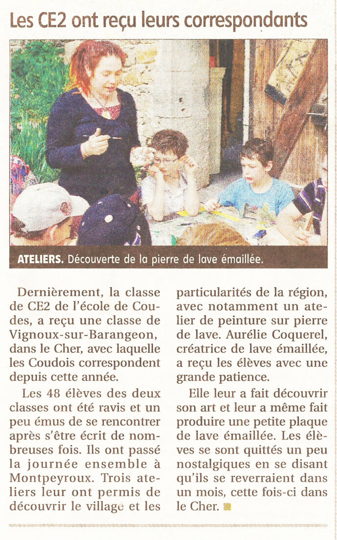 La Montagne, 7 juin 2012