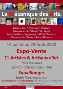 Affiche la Mécanique des Arts 2020.
