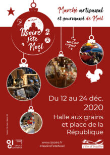 Affiche des animations de Noël 2020 à Issoire