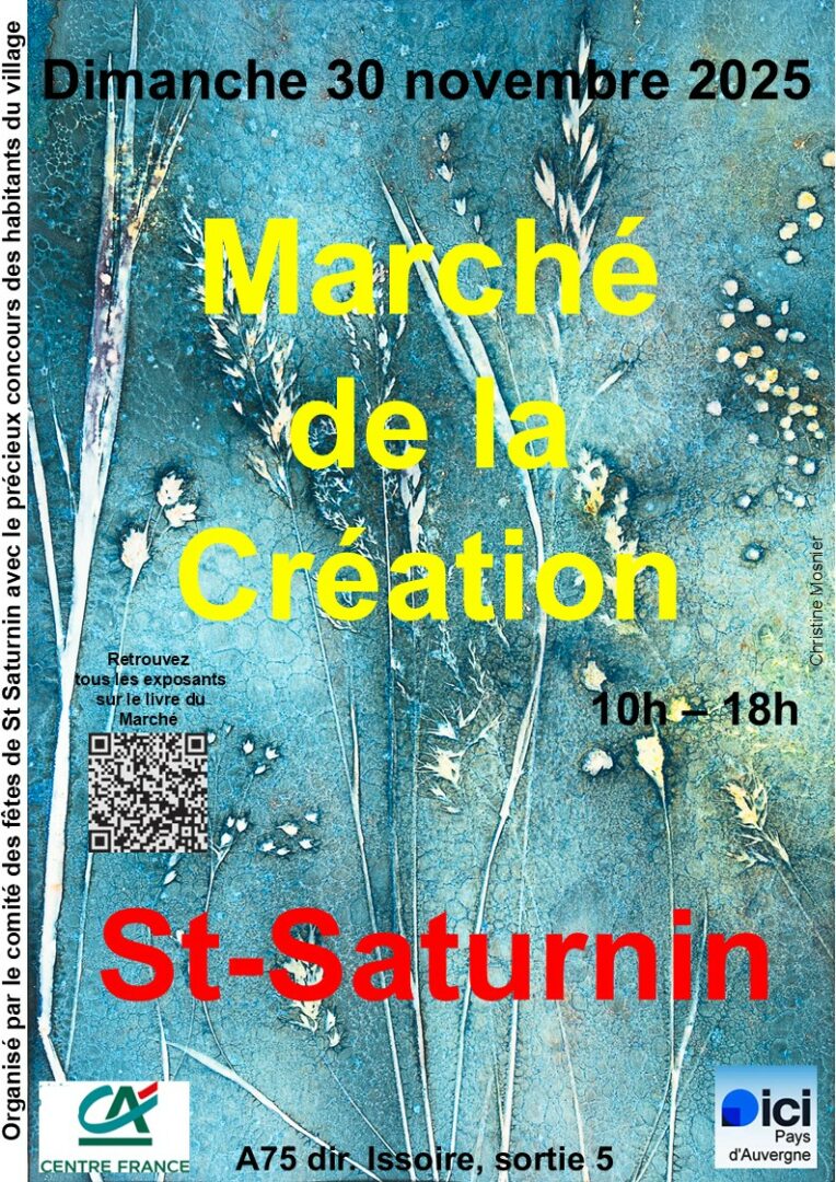 Marché de la Création 2025 à Saint-Saturnin